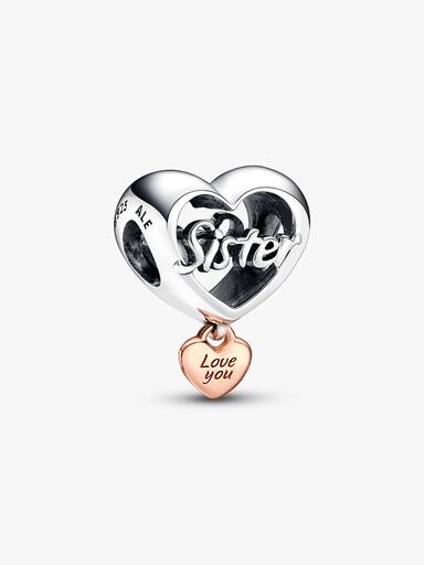 „Love You Sister“ Herz-Charm
