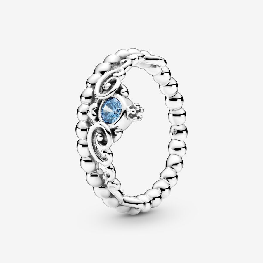 Disney Cinderella Blaue Tiara Ring image number 0