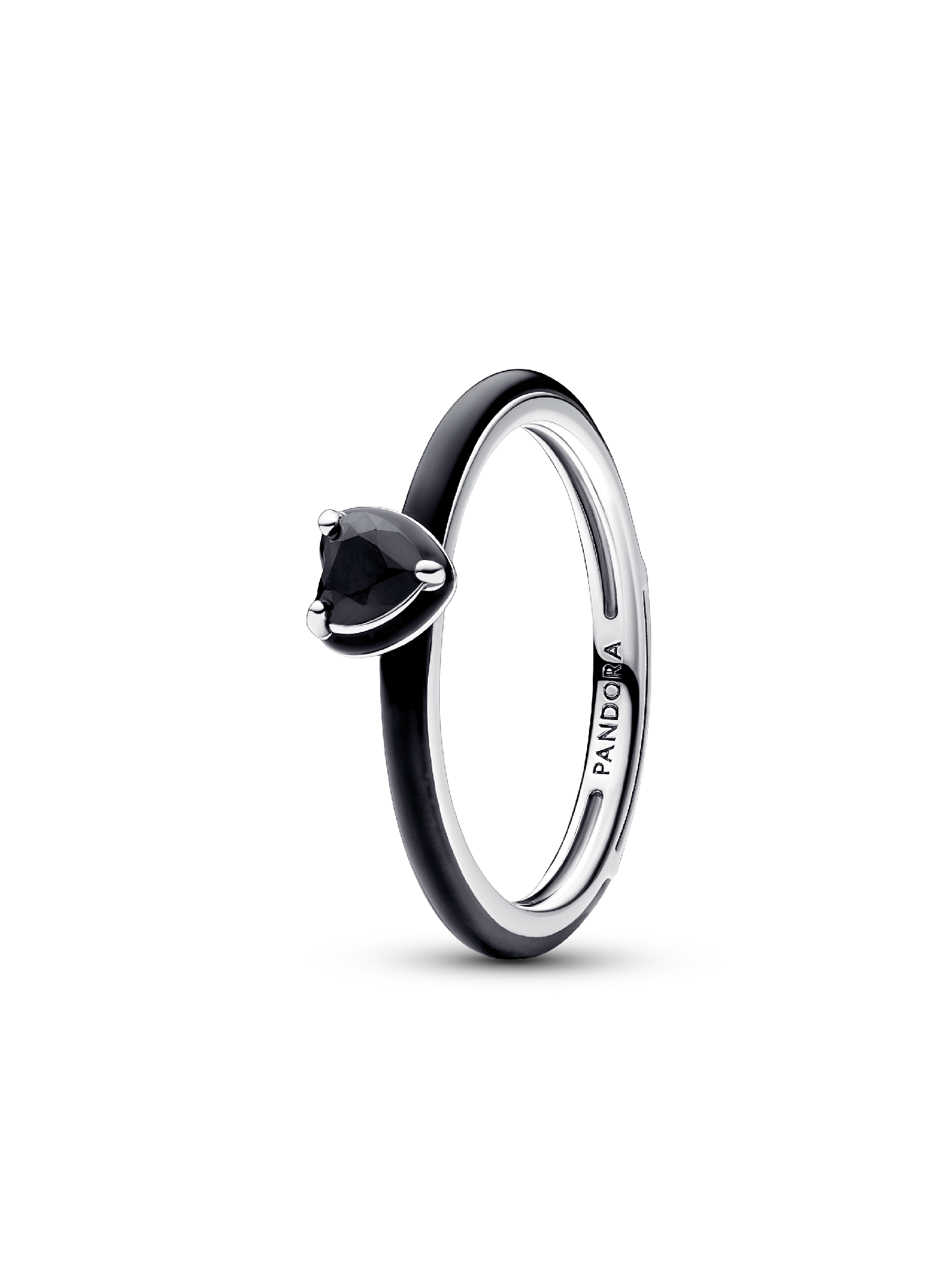 Pandora ME Schwarzes Chakra Herz Ring
