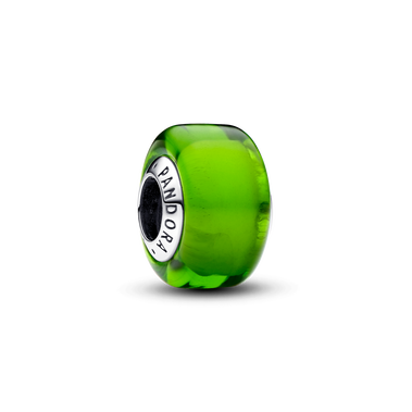 Grünes Murano-Glas Mini-Charm