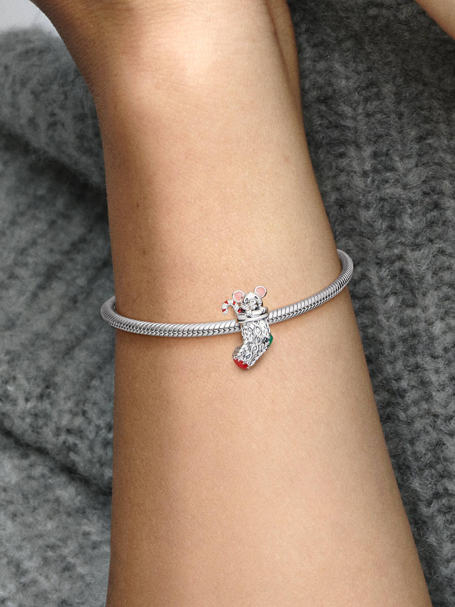 Festliches Maus & Weihnachtsstrumpf Charm