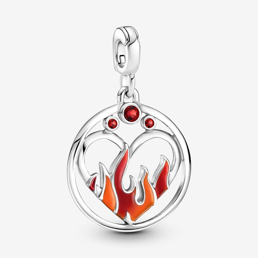 Pandora ME Inneres Feuer Medaillon-Charm image number 0
