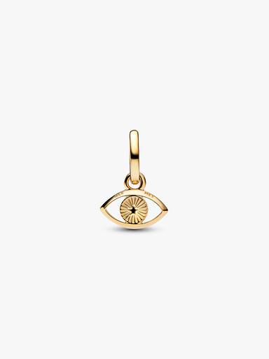 Blauer Evil Eye Mini-Charm-Anhänger