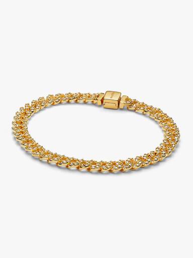Pavé Cuban Gliederarmband