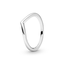 Polierter Wishbone Ring