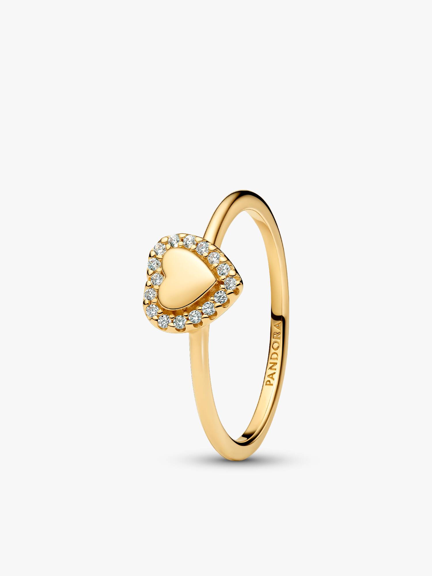 Gravierbarer Herz Strahlenkranz Ring