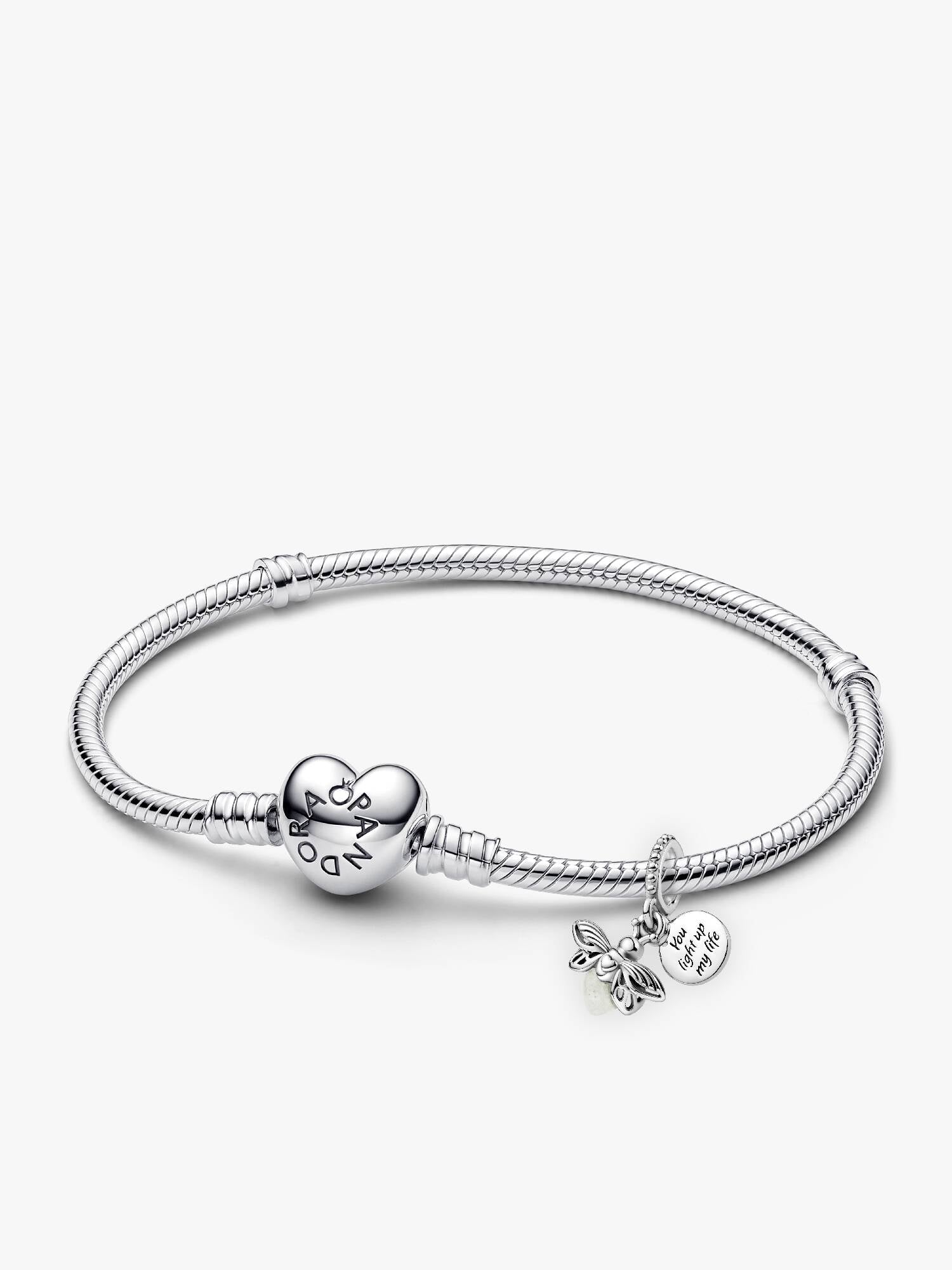 Glühwürmchen Charm & Armband Schmuckkset 