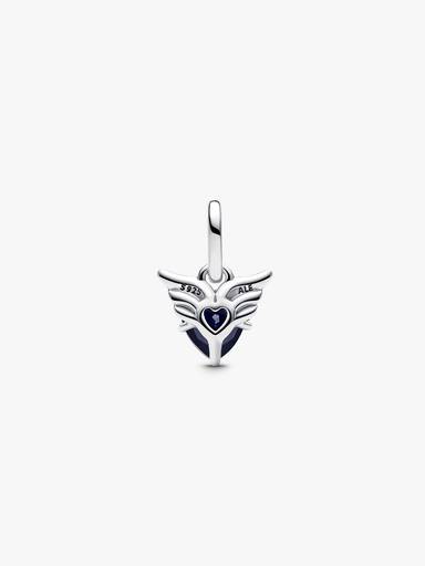 Geflügeltes Herz Mini-Charm-Anhänger