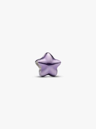 Violettes Stern Mini-Charm