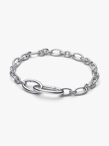 Aufklappbare Ovale Gliederketten-Armband