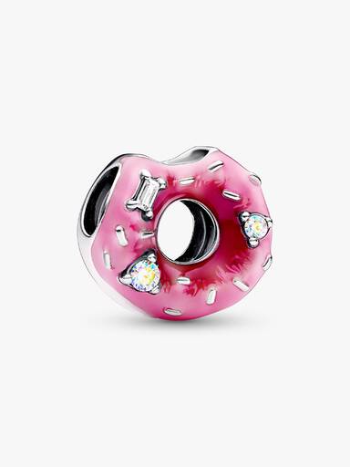 Funkelnder Donut mit Streuseln Charm