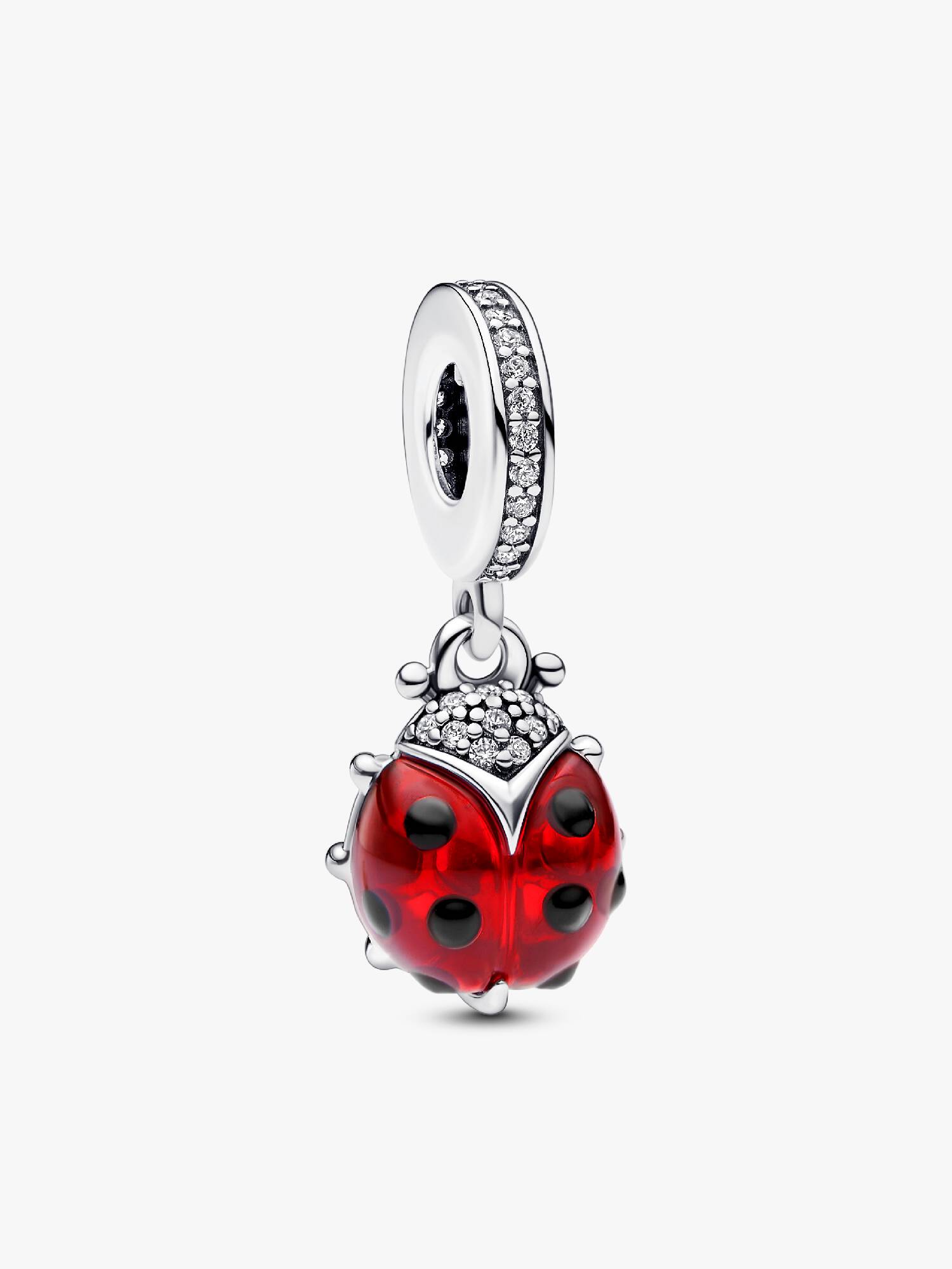 Roter Marienkäfer Charm-Anhänger