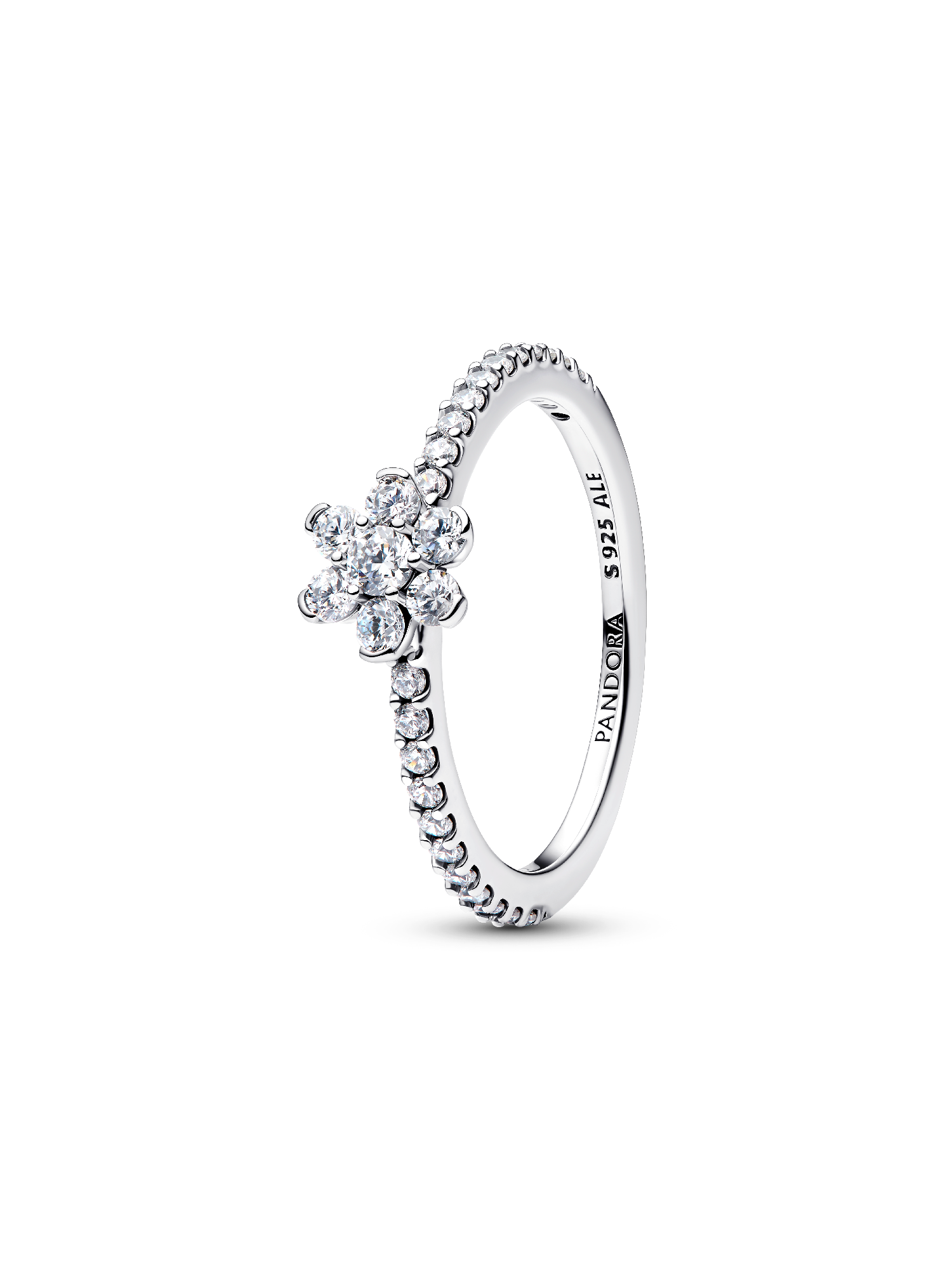 Funkelnde Blume Ring