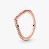 Funkelnder Wishbone Ring Funkelnder Wishbone Ring