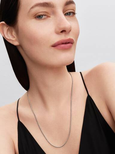 Elegante Schlangen-Gliederarmband-Halskette