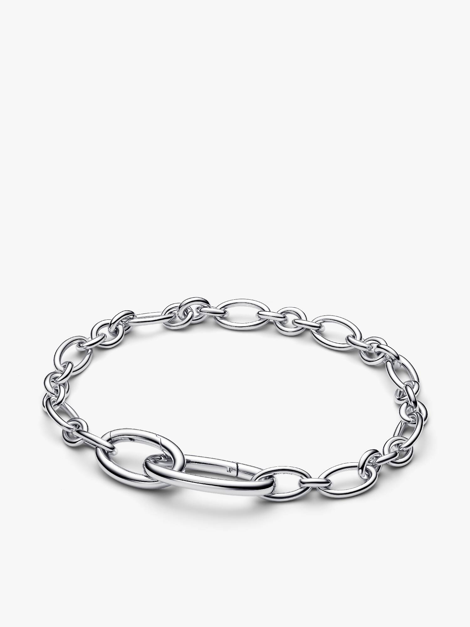 Aufklappbare Ovale Gliederketten-Armband