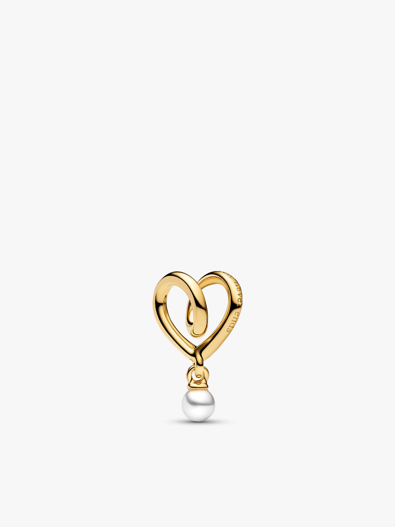 Eingehülltes Herz Charm