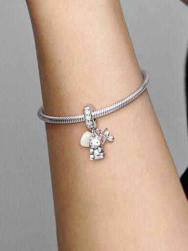 Baby-Teddybär Charm-Anhänger