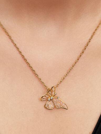 Großes Schmetterling Offen gearbeitetes Charm