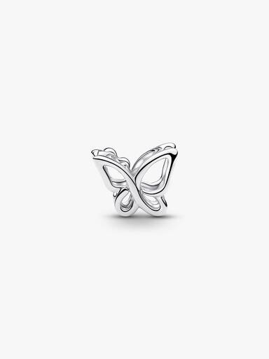 Schmetterling Offen gearbeitetes Charm