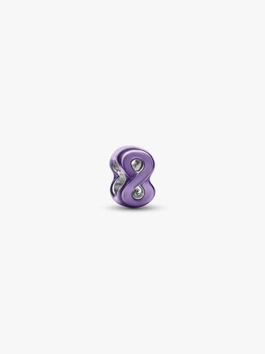 Violettes Unendlichkeits-Mini-Charm