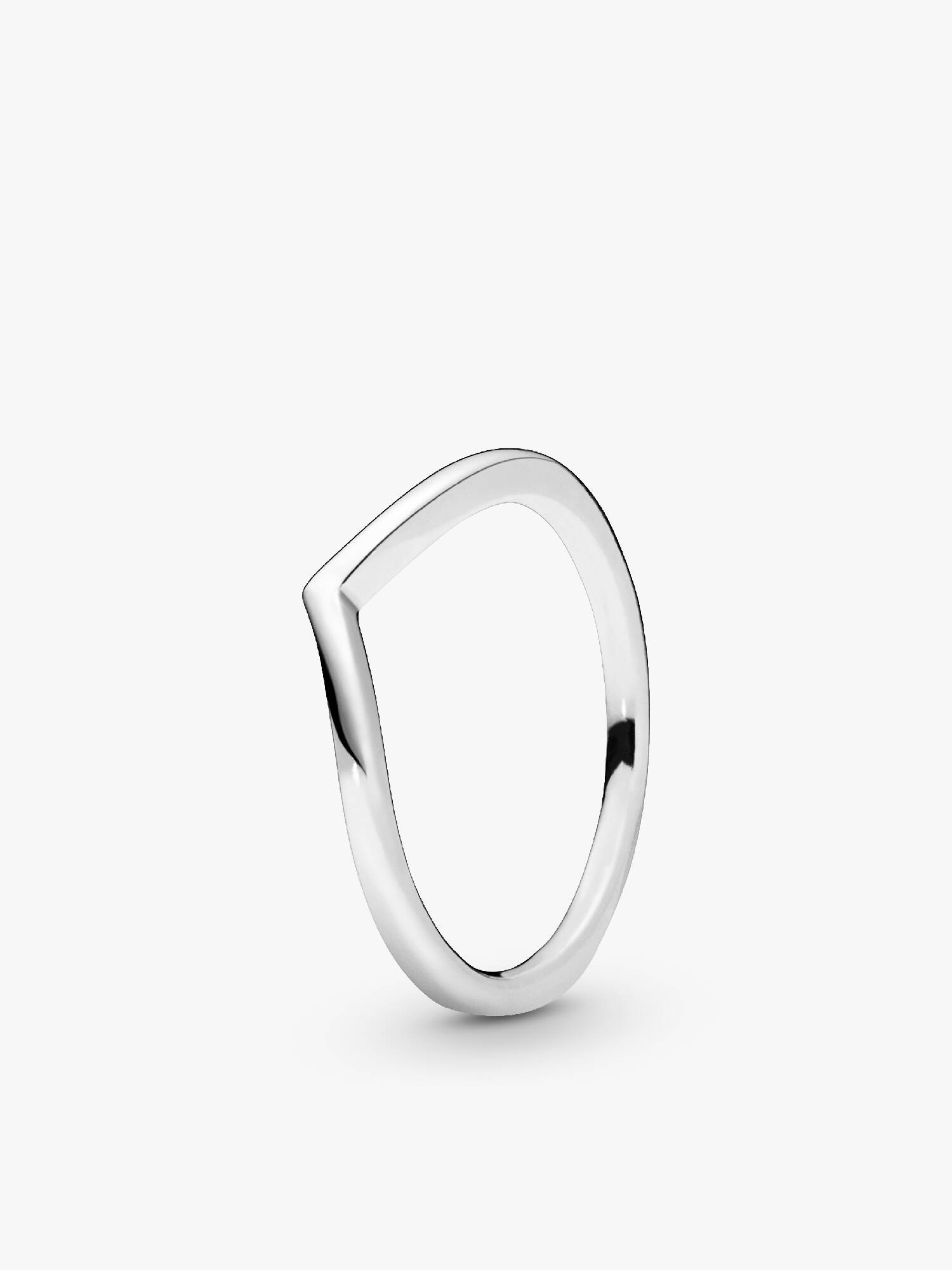 Polierter Wishbone-Ring