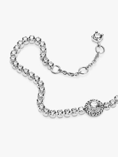 Funkelnder Kranz Tennisarmband