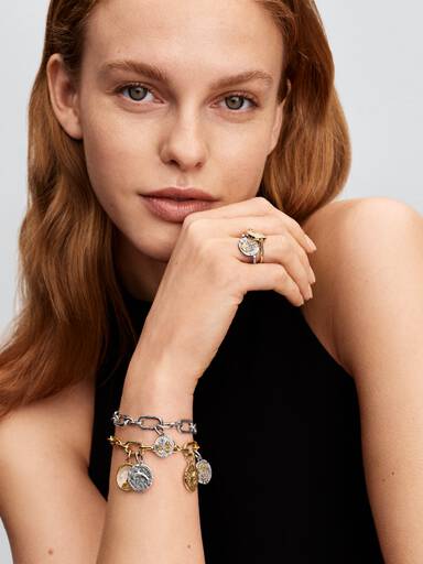 Pegasus Wendbarer Medaillon-Ring