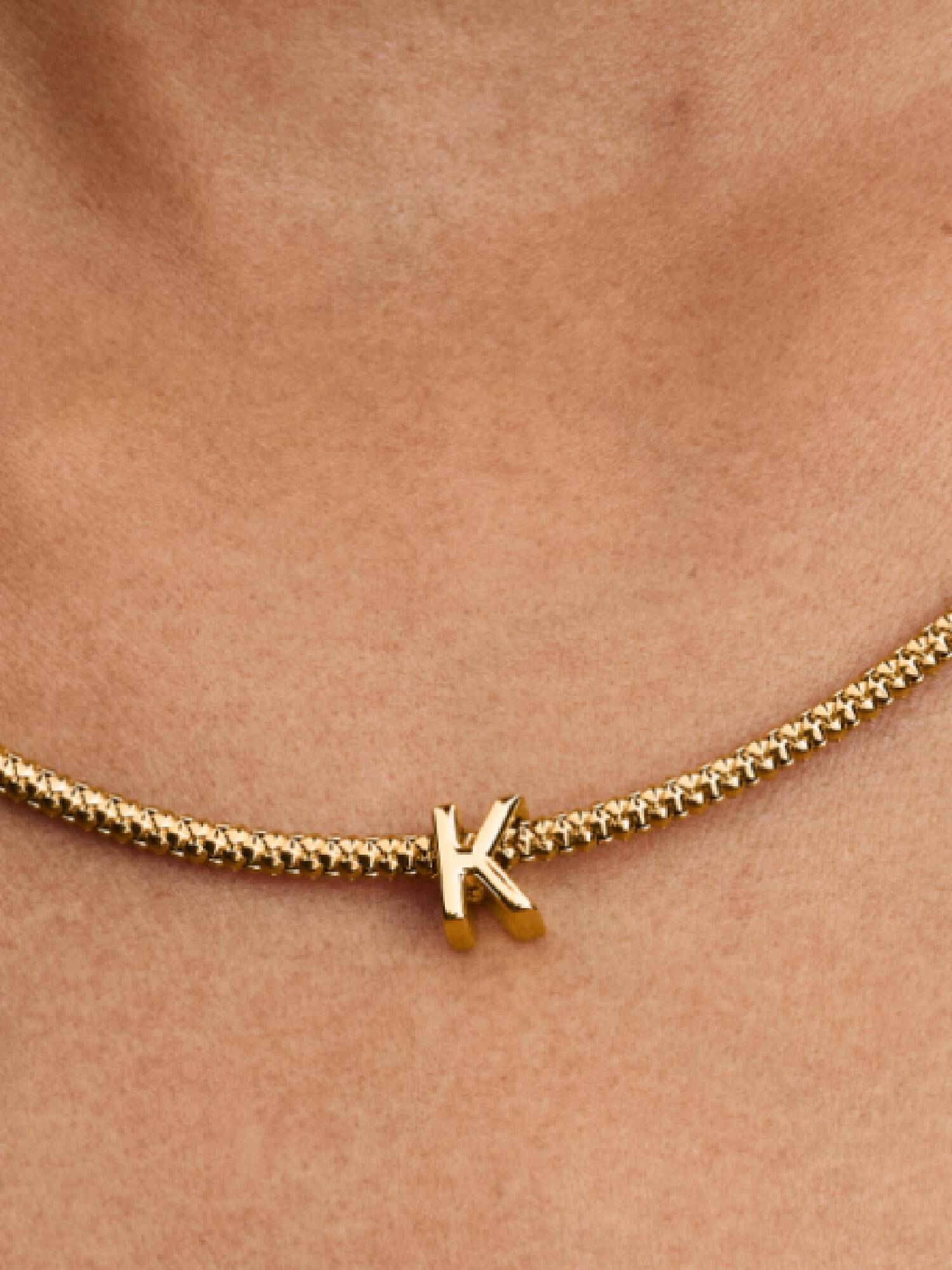Buchstabe K Alphabet-Mini-Charm
