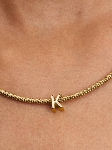 Buchstabe K Alphabet-Mini-Charm