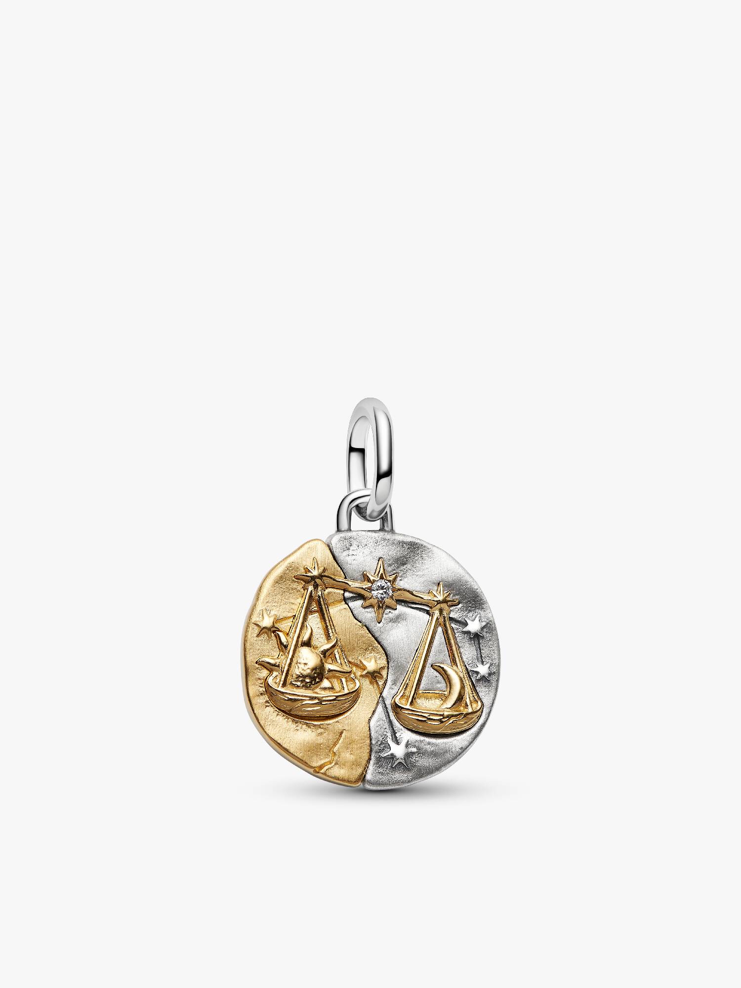 Sternzeichen Waage Medaillon-Charm