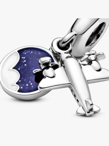 Propeller-Flugzeug Charm-Anhänger