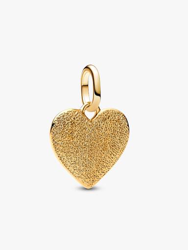 Gravierbares Herz Medaillon-Charm