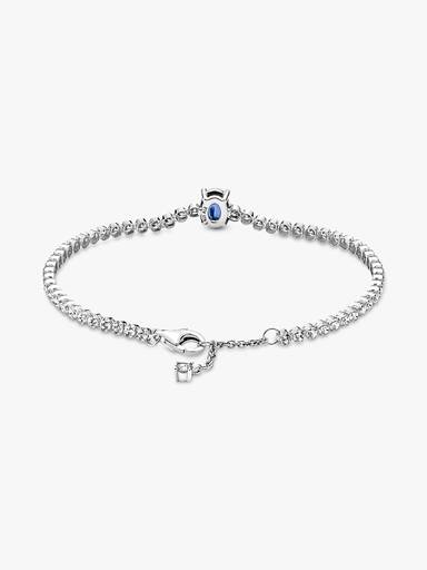 Funkelnder Pavé Tennisarmband