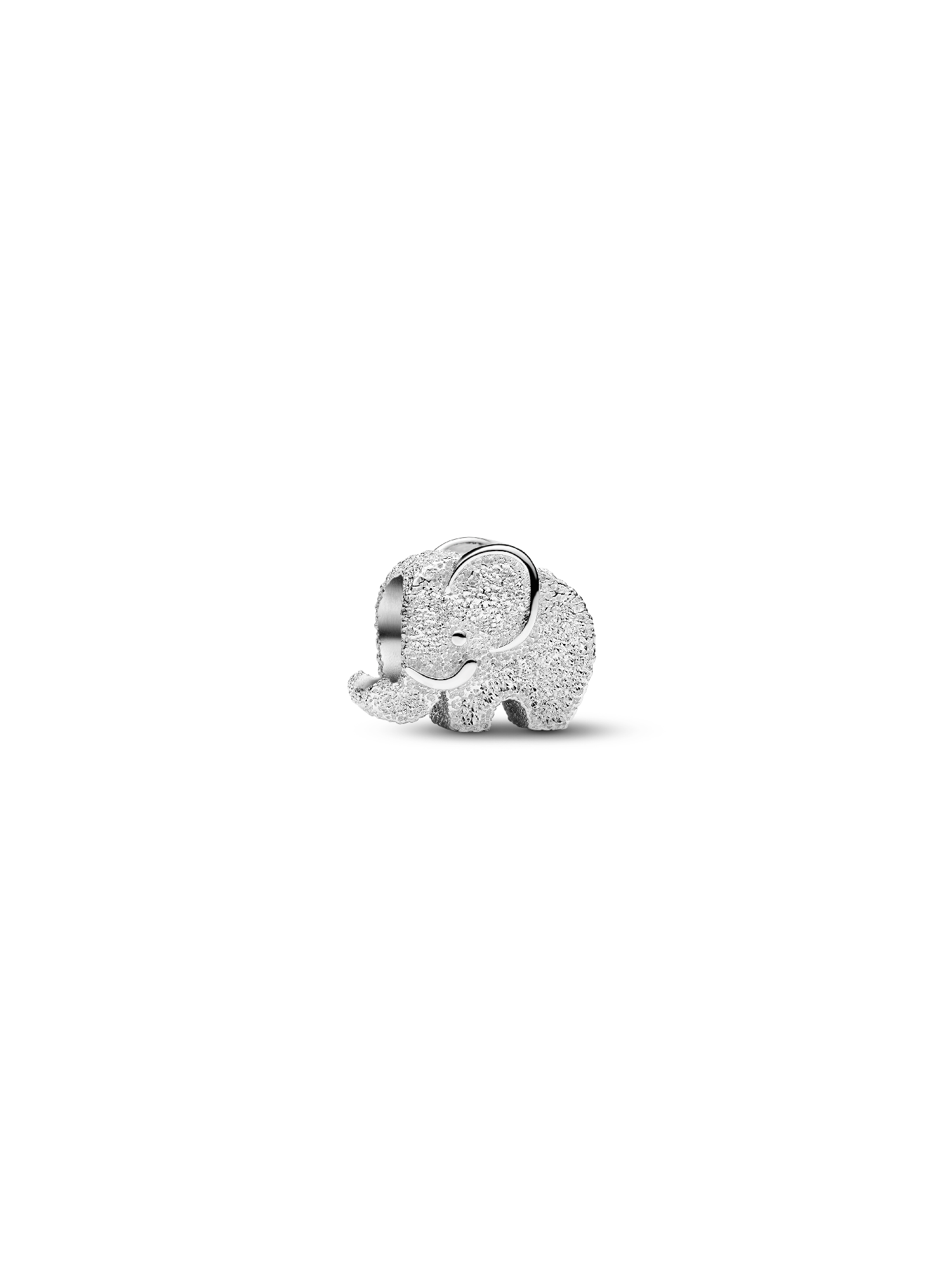 Strukturierter Elefant Mini-Charm
