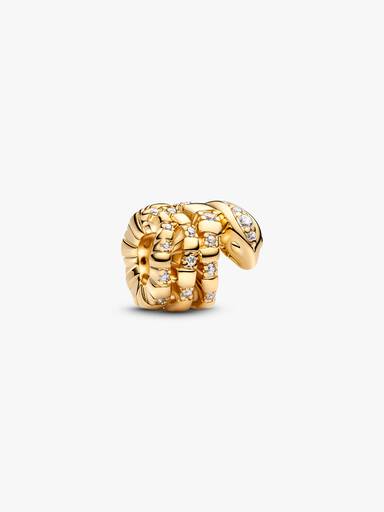 Zusammengerollte Schlange Charm