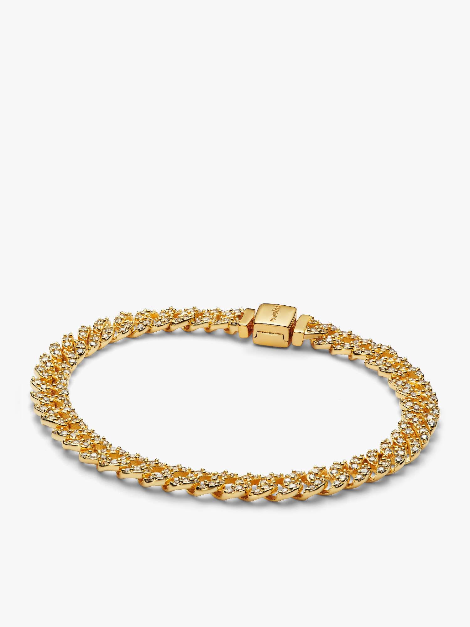 Pavé Cuban Gliederarmband