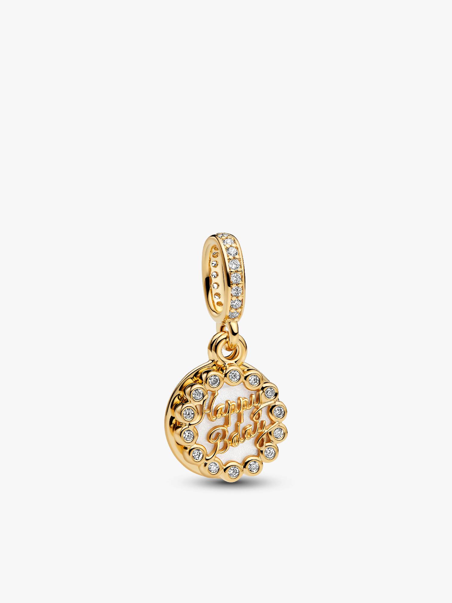 Happy Birthday-Torte Charm-Anhänger