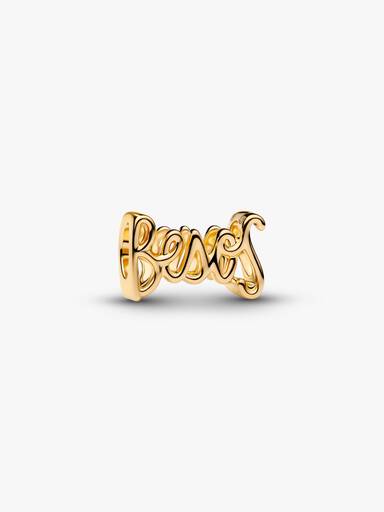 Besos Schrift Charm