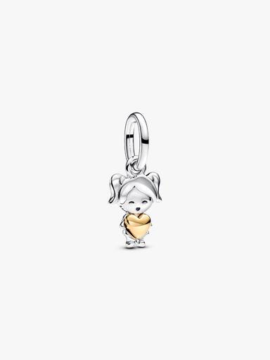 Happy Girl Charm-Anhänger