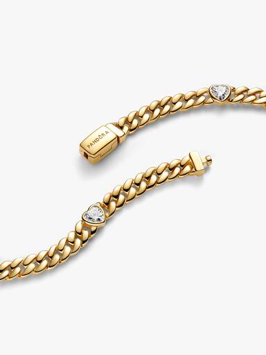 Herz Cuban-Gliederarmband