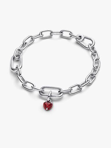 Rotes Chakra-Herz Mini-Charm-Anhänger