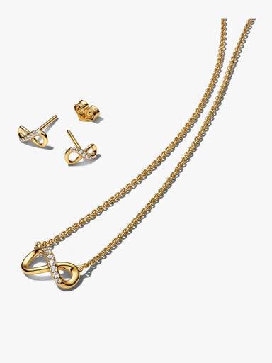 Schmuckset Für immer Halskette & Ohrringe Set