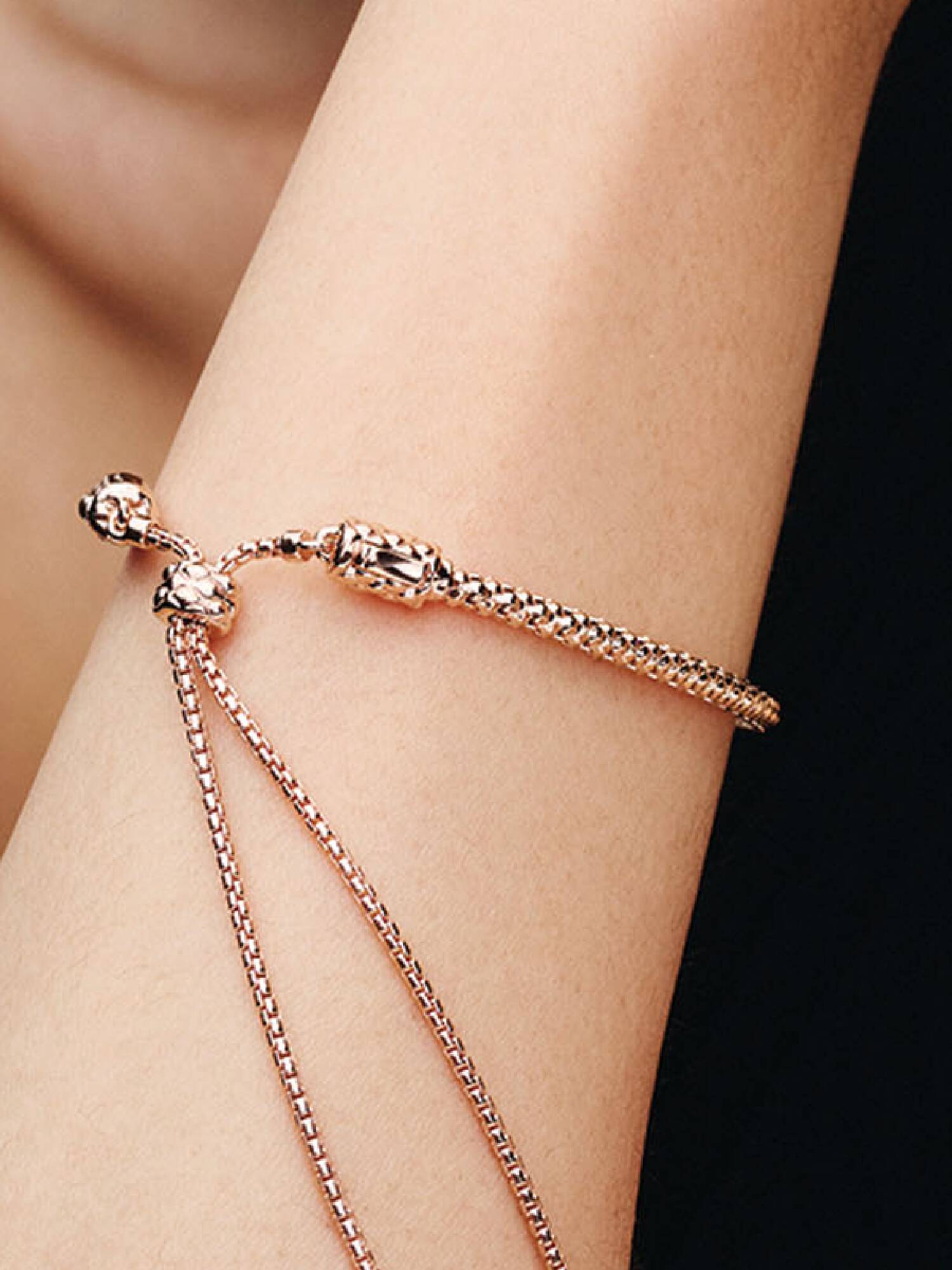 Schiebeverschluss-Nietenarmband