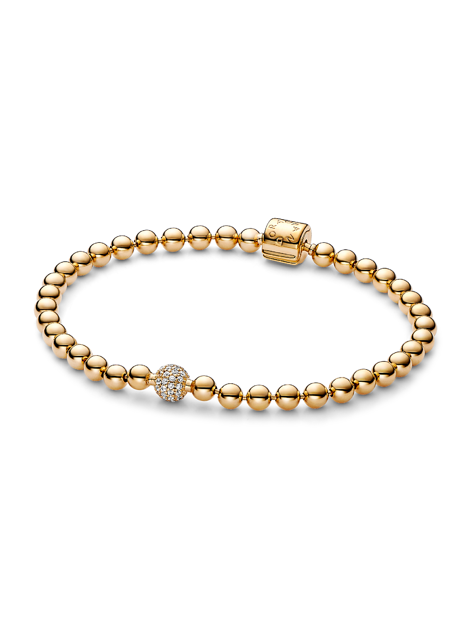 Kugeln & Pavé Armband