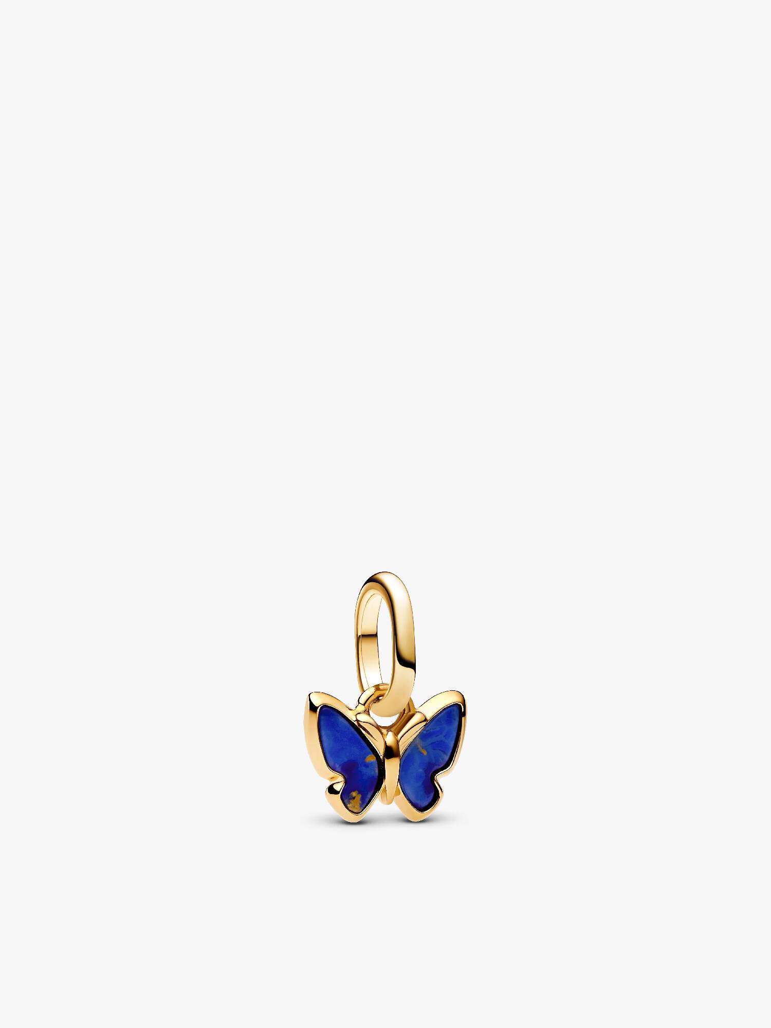 Blauer Schmetterling Mini-Charm-Anhänger