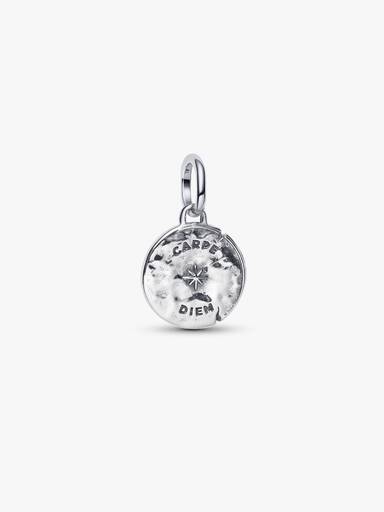 Totenkopf Medaillon-Charm
