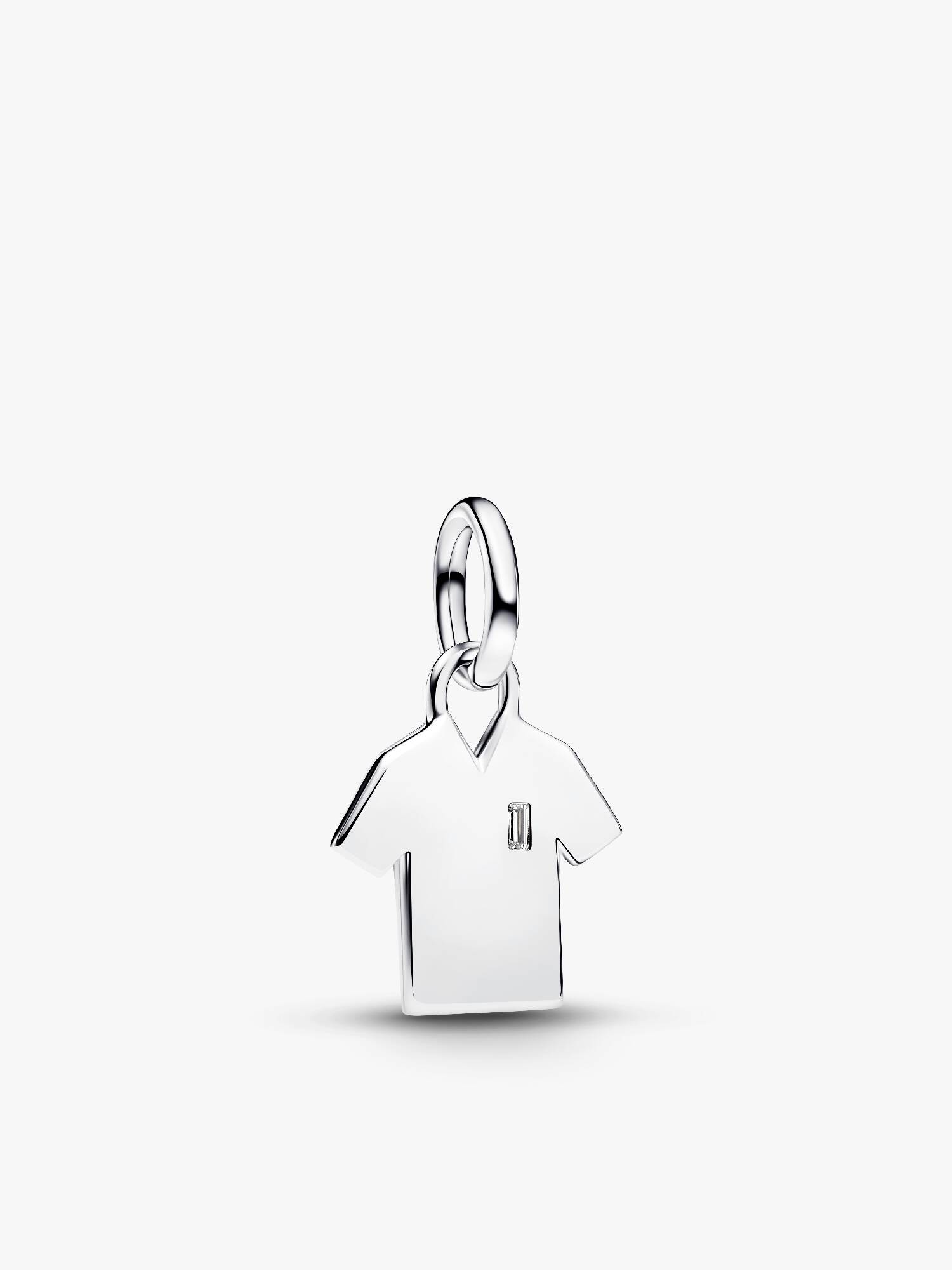Gravierbares Fußballtrikot Charm-Anhänger