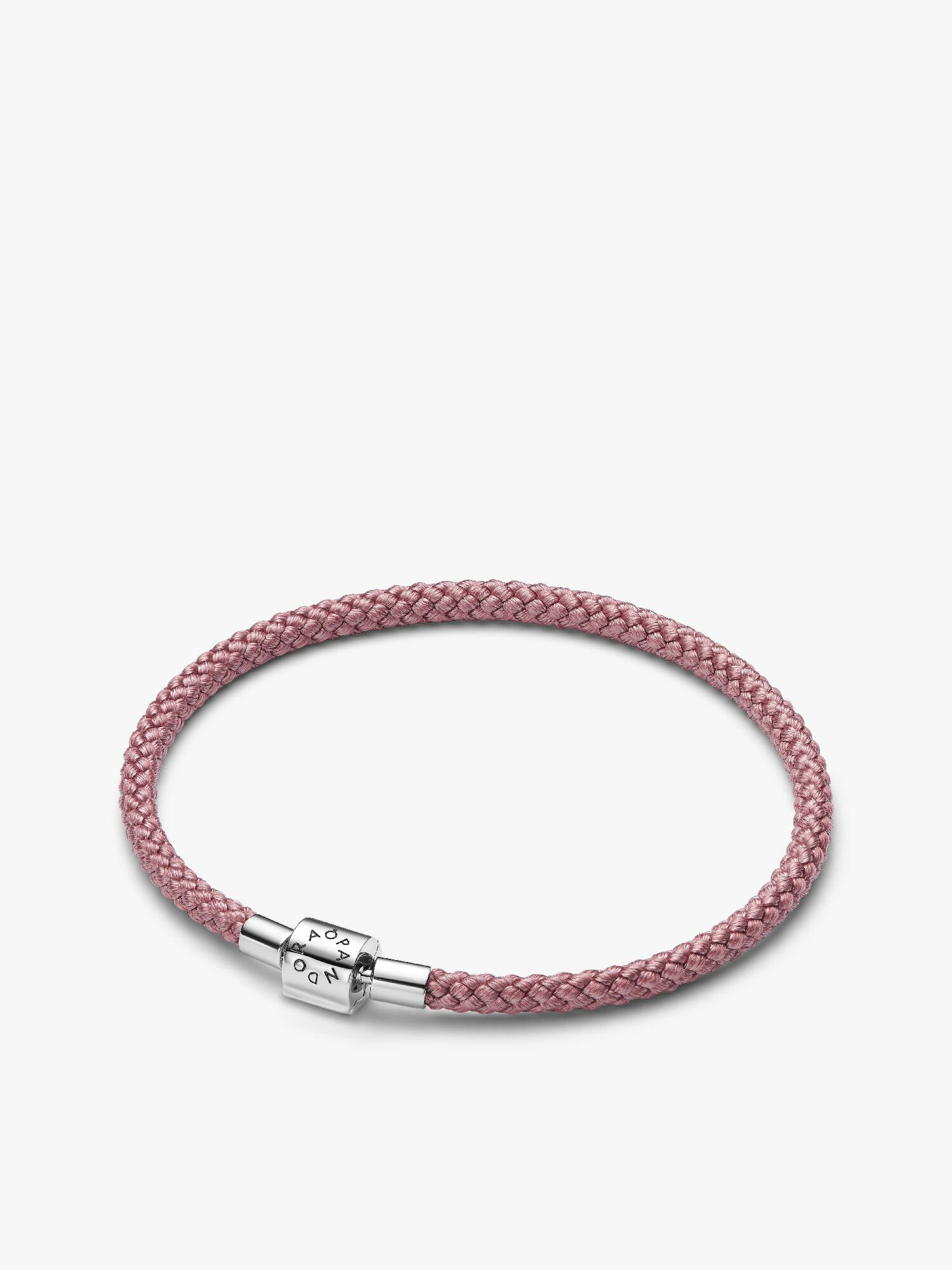 Schimmerndes Rosafarbenes Kordel-Armband