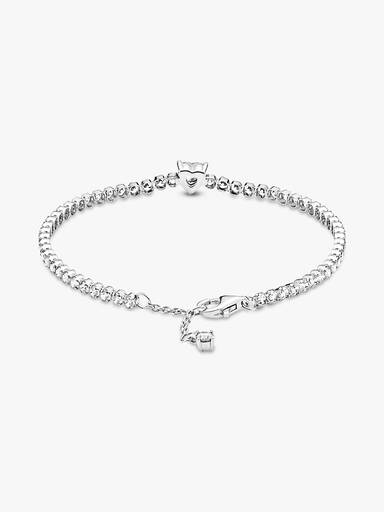 Funkelndes Herz Tennisarmband